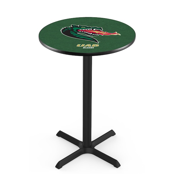 42" Blk Wrinkle UAB Pub Table
